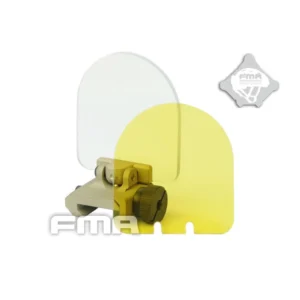 FMA Folding Protective Sight Lens Cove on RIS rail - Tan