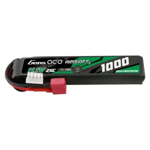Gens ACE Li-Pol Battery 11.1V 1000mAh, 25C, T-Dean - Buffer Stick